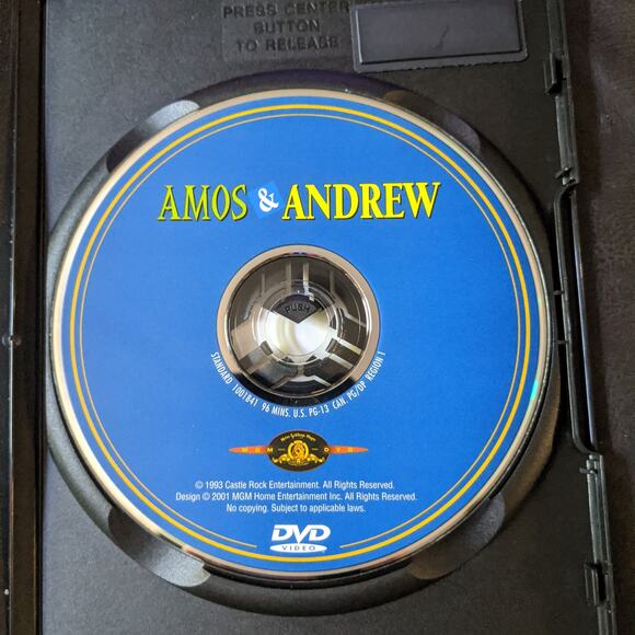 Amos & Andrew MGM Movie Time DVD Nicholas Cage Samuel L. Jackson - Picture 3 of 4